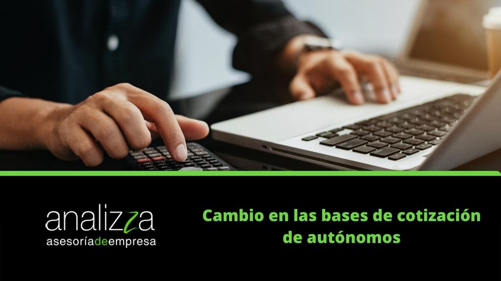 cambio en las bases de cotización de autónomos