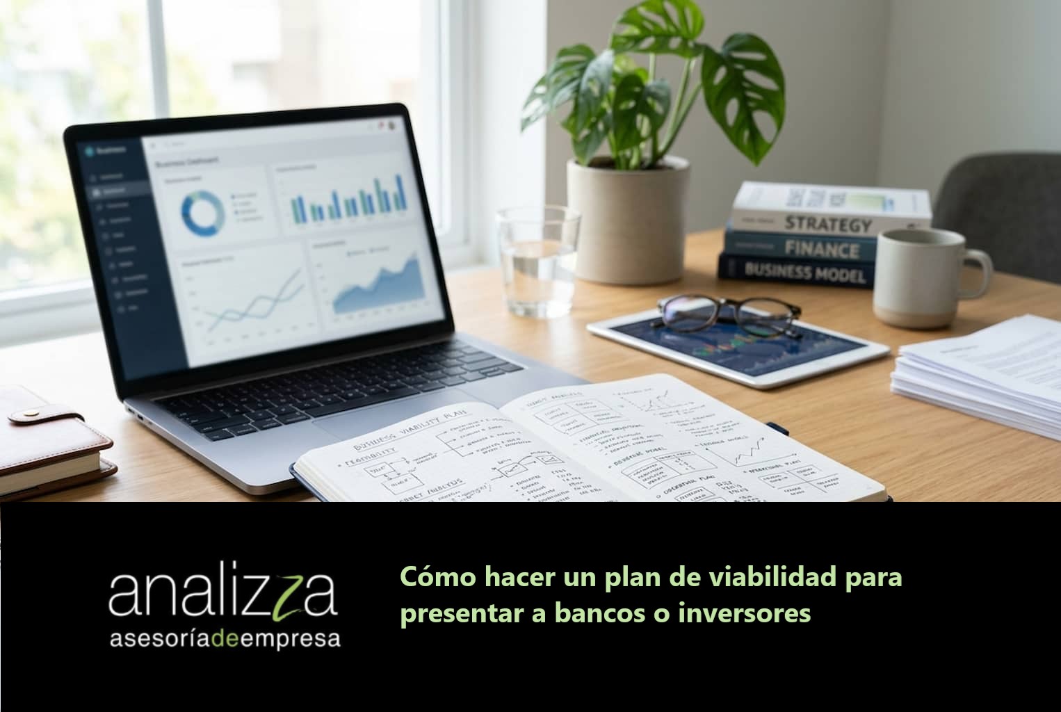 cómo hacer un plan de viabilidad para presentar a bancos o inversores